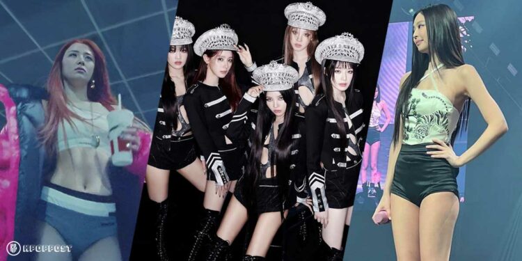 kpop fashion style pantless trend look