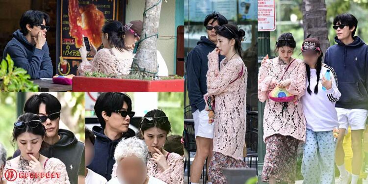 Han So Hee and Ryu Jun Yeol Hawaii photos. | Dispatch