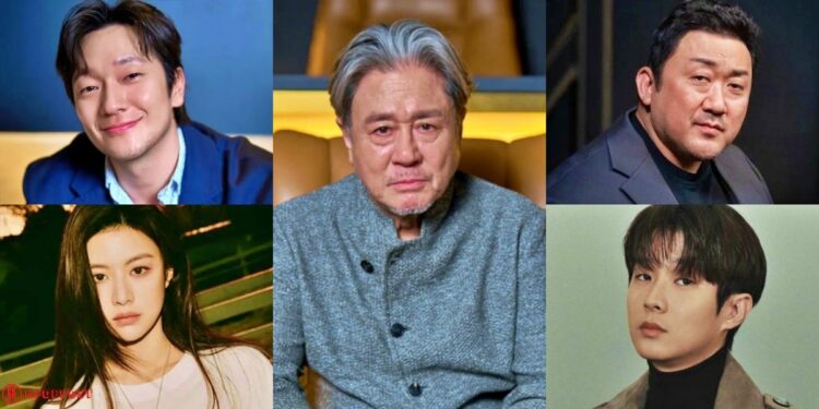 Choi Min Sik, Ma Dong Seok, Son Suk Ku, Choi Woo Shik, Go Yoon Jung. | Showbox, Big Punch Entertainment, Acemaker Movieworks, Netflix, Go Youn Jung's Official Instagram