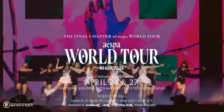 aespa world tour in cinemas
