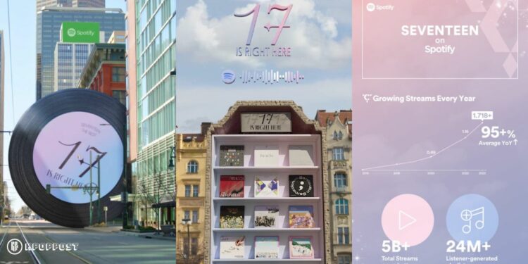 SEVENTEEN celebrates 9th Anniversary with Spotify