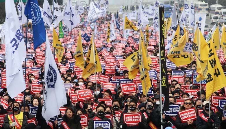 Doctor’s strike in South Korea. 