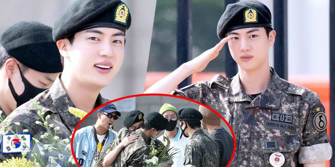 BTS Jin military discharge return.