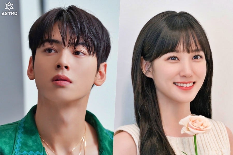 Cha Eun Woo and Park Eun Bin | Fantagio, BH Entertainment.