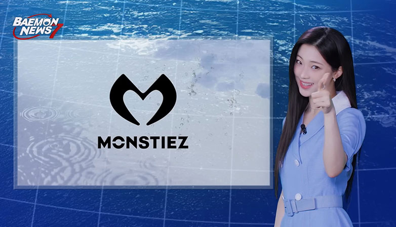 BABYMONSTER Ruka and MONSTIEZ logo