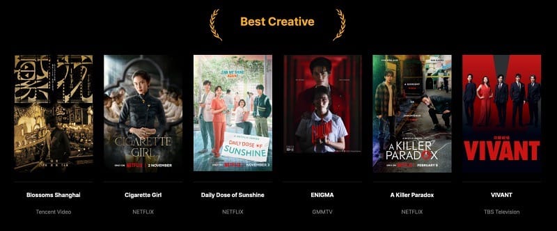 The Asia Contents Awards & Global OTT Awards 2024 Nominees - Best Creative