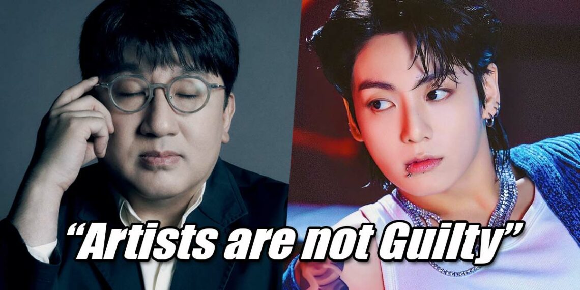 HYBE Chairman Bang Si Hyuk and BTS Jungkook. | Multiple Sources