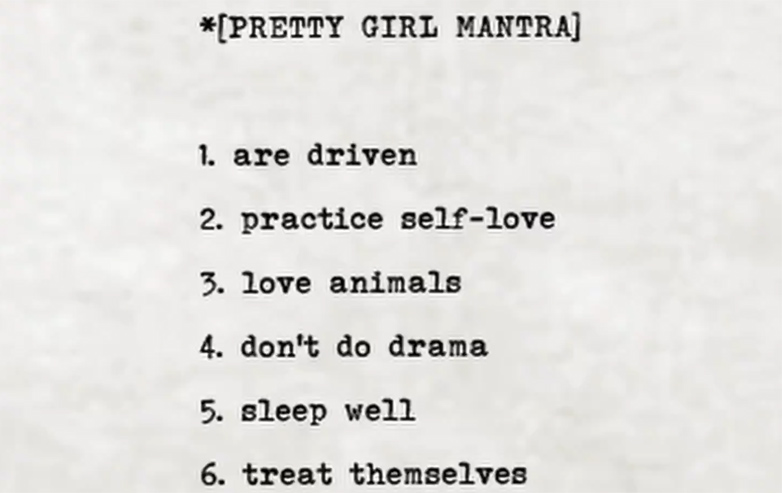 Jennie’s Pretty Girls’ Mantra. | Official X