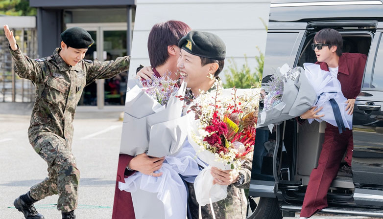 j-hope’s discharge moments. | Dispatch