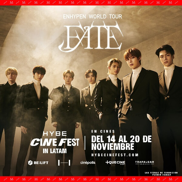 HYBE CINE FEST K-pop in Latin America ENHYPEN