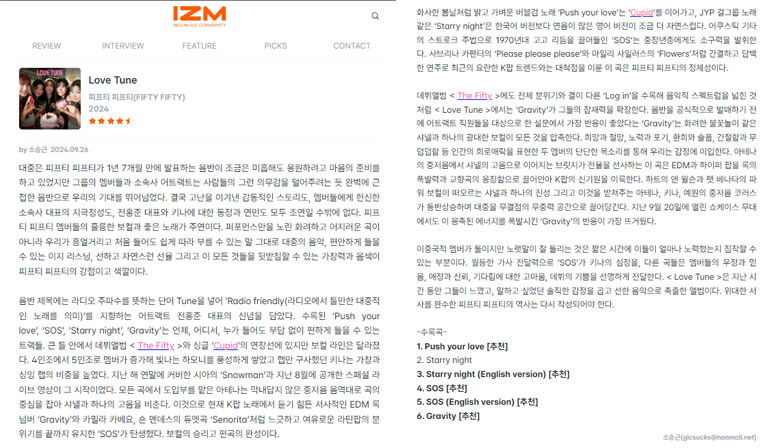 IZM’s review on FIFTY FIFTY new members formation and album. | IZM.