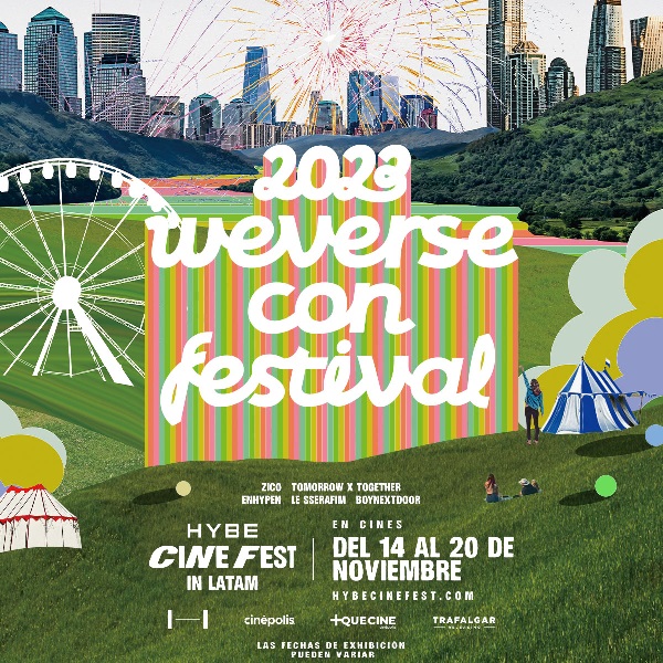 HYBE CINE FEST K-pop in Latin America Weverse Con Festival