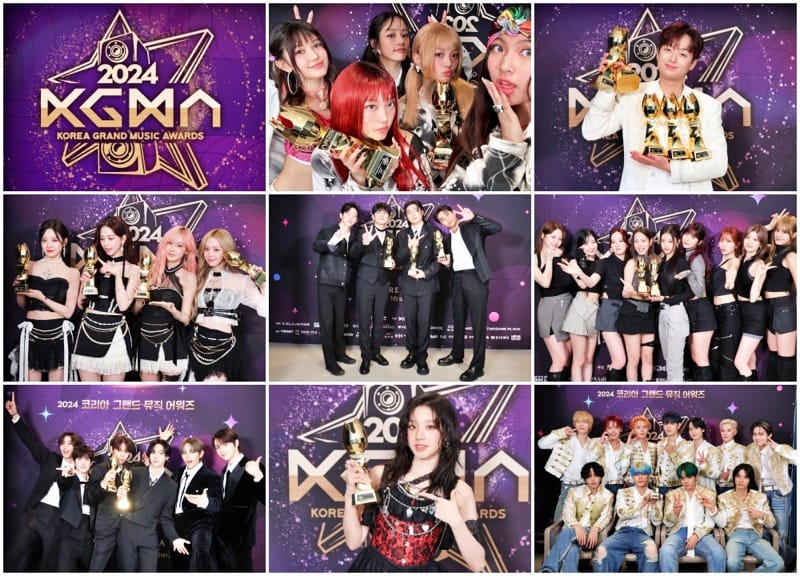 Some of the 2024 Korea Grand Music Awards winners | KGMA Official X