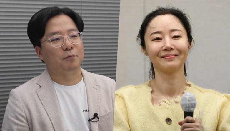 BELIFT Lab CEO Kim Tae Ho & Min Heejin. | Multiple Sources