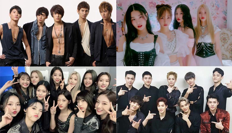 DBSK, FIFTY FIFTY, LOONA, EXO CBX. | Multiple Sources