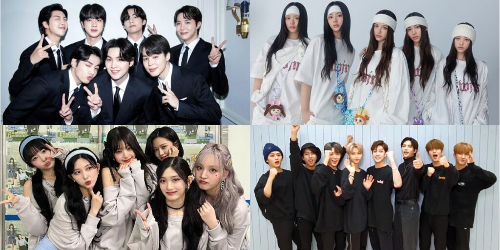 K-pop groups dominating 2024