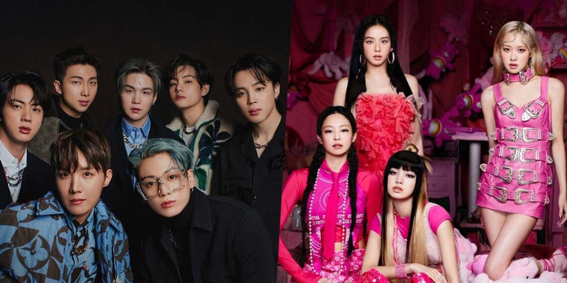 BTS and BLACKPINK. | Multiple Sources