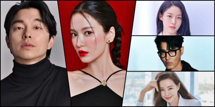 New Netflix K-drama “Show Business” Confirms Its Main Cast - Gong Yoo, Song Hye Kyo, and More