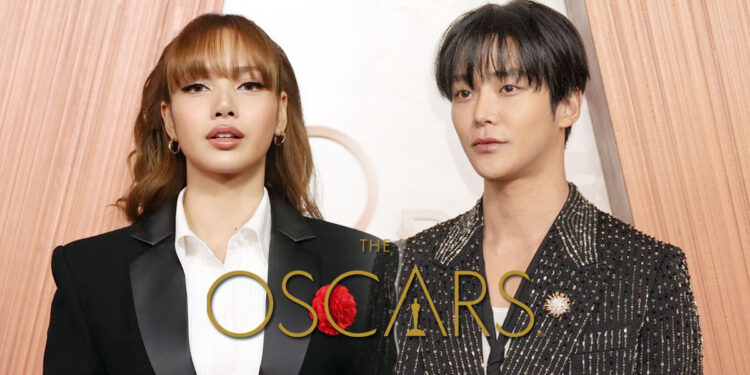 BLACKPINK Lisa & Rowoon at Oscars 2025. | Multiple Sources