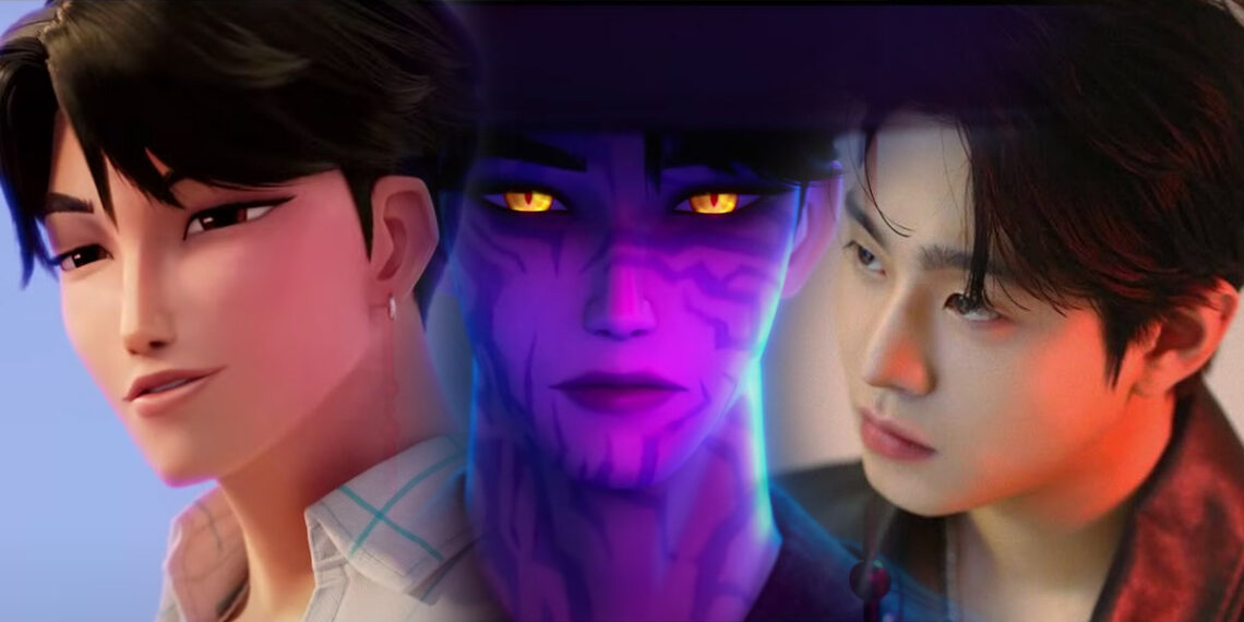 Jinu in “KPop Demon Hunters” played by Ahn Hyo Seop. | Netflix