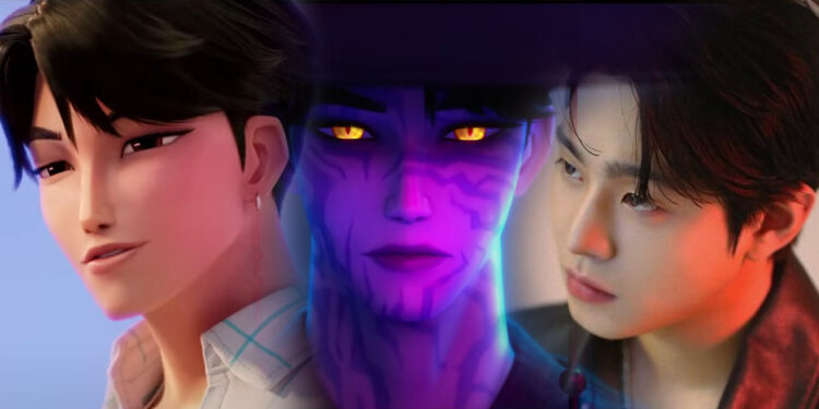 Jinu in “KPop Demon Hunters” played by Ahn Hyo Seop. | Netflix