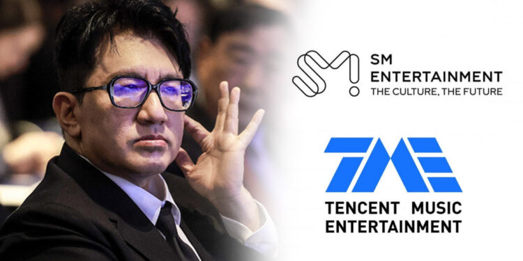 SM Entertainment Tencent Music partnership