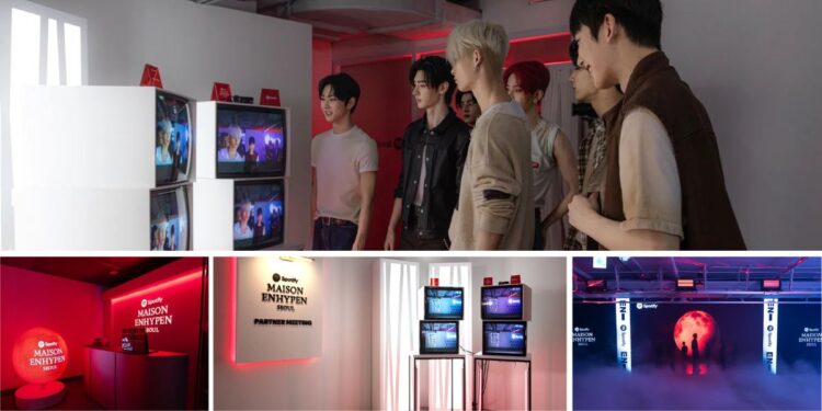 Spotify and ENHYPEN Welcome Fans at ‘MAISON ENHYPEN’ to Celebrate Mini Album Release