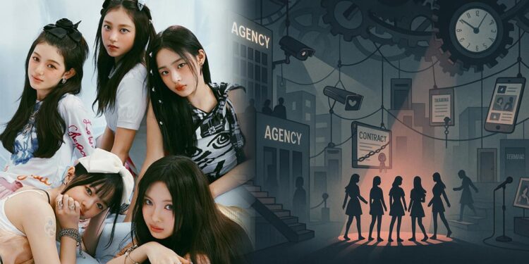 NewJeans & Illustration of K-pop dark side | Multiple Source