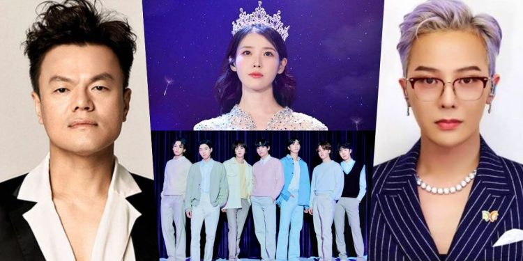 2025 Powerful People in the Korean Entertainment Industry: J.Y. Park, BTS, G-Dragon, IU