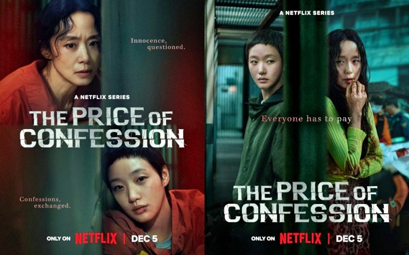 Pósteres del drama coreano de 2025 “El precio de la confesión” | netflix