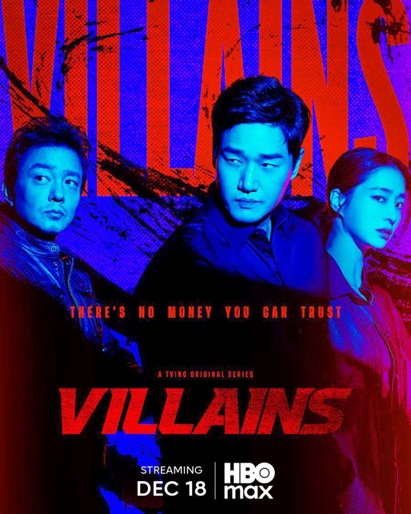 Korean drama "Villains" poster | HBO max