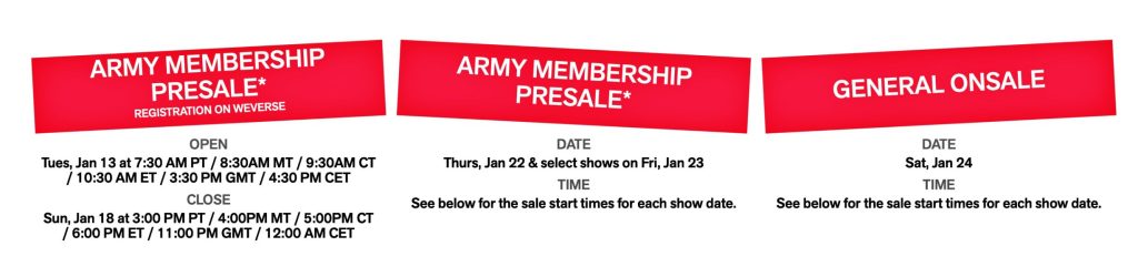 BTS 2026 World Tour tickets | btsworldtourofficial.com