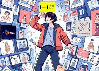 Korean Entertainment Illustration