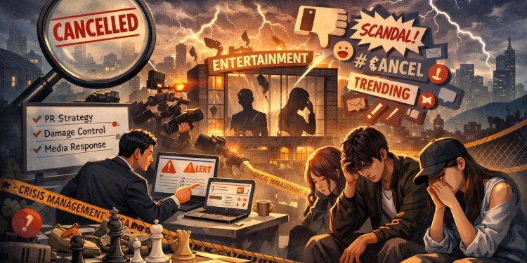 Illustration of crisis management strategies of K-Entertainment Agencies in the era of cancel culture