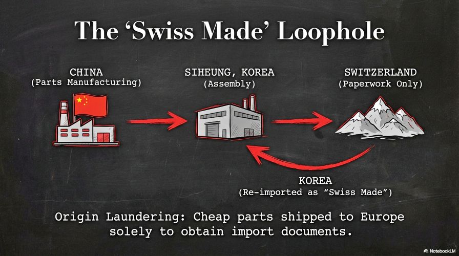 The Vincent & Co. the 'Swiss made" scheme | Notebooklm