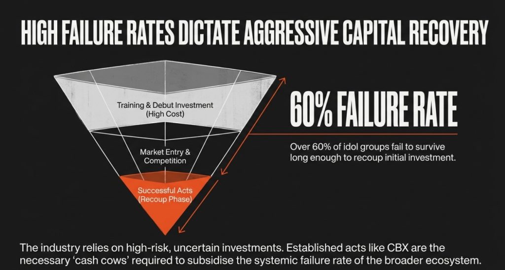 High Failure Rate in K-pop CBX vs SM