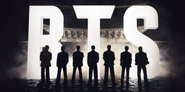 BTS Concert Poster at Gwanghwamun | Netflix