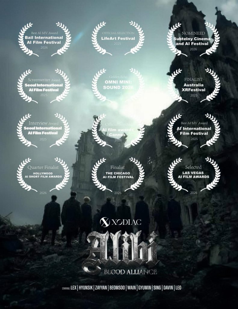 XODIAC wins awards at multiple festivals, including AI Film Awards Cannes 2026