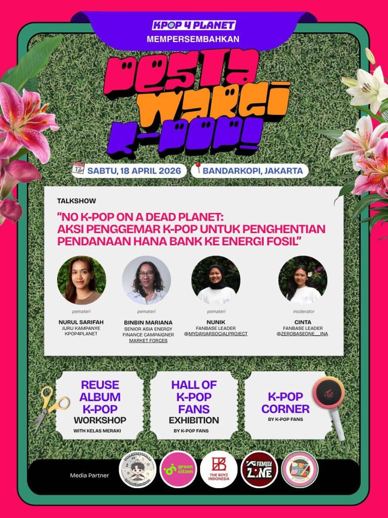 Kpop4Planet talkshow hana bank bring k-pop not coal