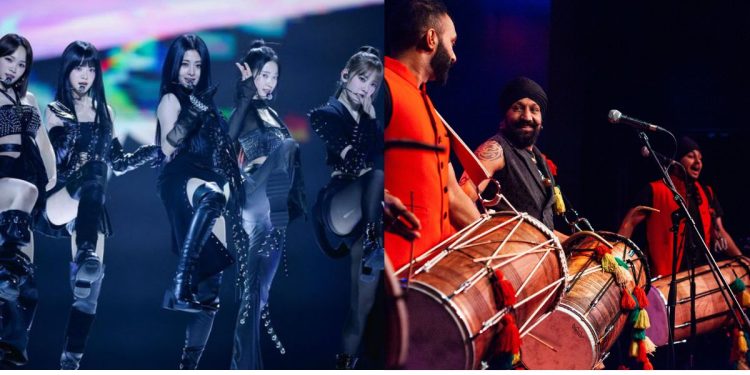 The difference in music performance between South Korea and India | Multiple sources