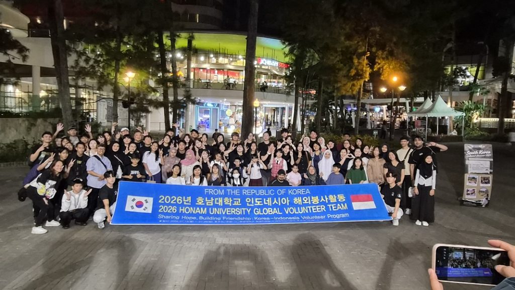 Honam University Korean culture volunteer in indonesia