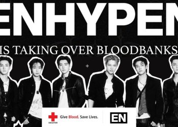 Singapore Red Cross x ENHYPEN K-pop fandom to good cause saving lives