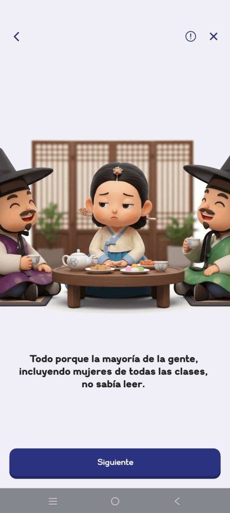 Story-based learning with HAN•GL